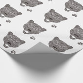 Panther Geschenkpapier (Ecke)