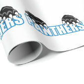 Panther Geschenkpapier (Rolleneckpunkt)