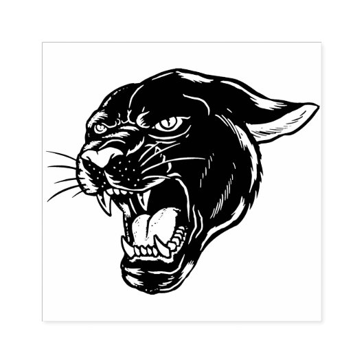 Panther Gummistempel (Prägung)