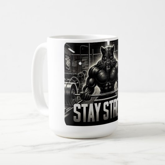 Panther Gym Kaffeetasse (Vorderseite Links)