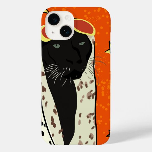Panther in Style Case-Mate iPhone Hülle (Rückseite)