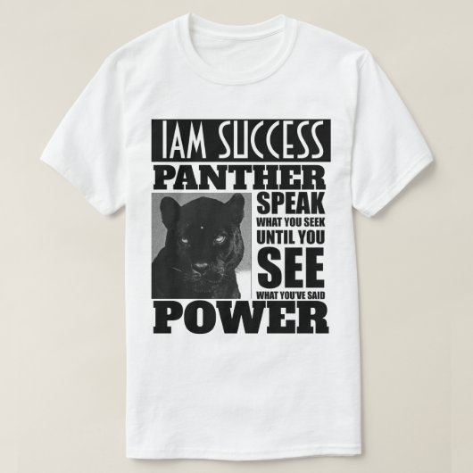PANTHER-KRAFT T-Shirt (Design vorne)