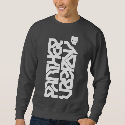 PANTHER MODERN: VERTIKALE STATIONIERUNG - CYBPNK SWEATSHIRT (Vorderseite)