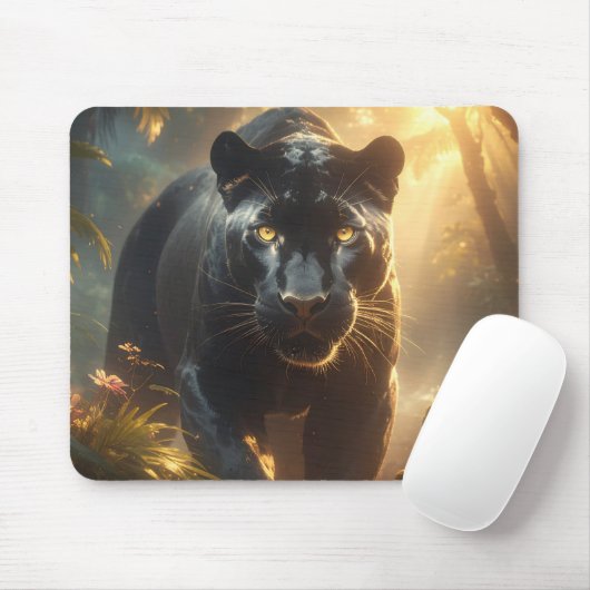 Panther Mouse Pad Mousepad (Mit Mouse)