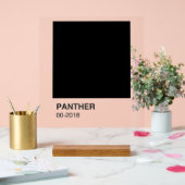 Panther Movie Black - Clear Background Acrylschild (Hochzeit)
