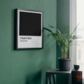 Panther Movie Black - Weiße Grenze Poster