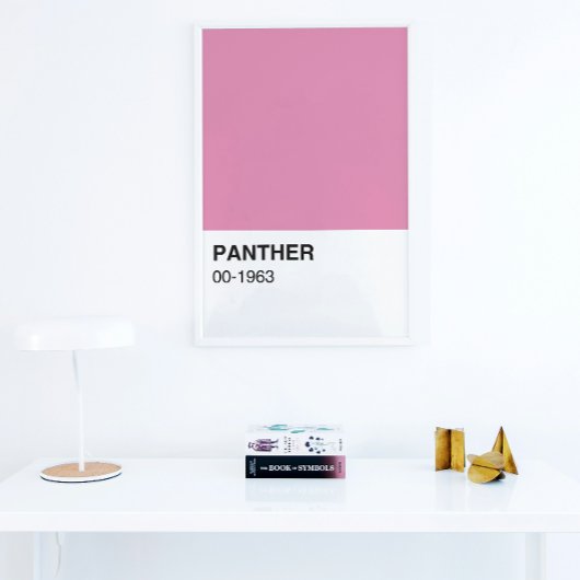 Panther Movie Pink - Vollbreite Poster