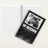 Panther Notebook mit Grunge Design Notizblock (Innen)
