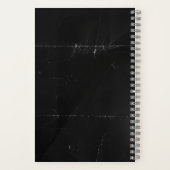 Panther Notebook mit Grunge Design Notizblock (Rückseite)