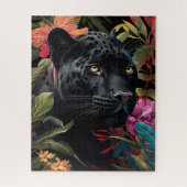 Panther Peeking Out Jungle Jigsaw Puzzle (Vertikal)