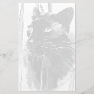 Panther-Portrait Briefpapier