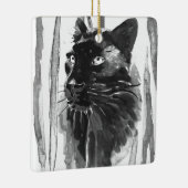 Panther Portrait Keramikornament (Rechts)