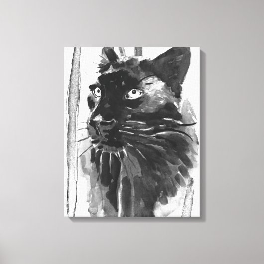 Panther Portrait Leinwanddruck (Vorderseite)