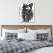 Panther Portrait Leinwanddruck (Insitu (Schlafzimmer))