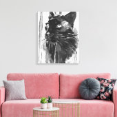 Panther Portrait Leinwanddruck (Insitu (Wohnzimmer))