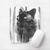 Panther Portrait Mousepad (Mit Mouse)
