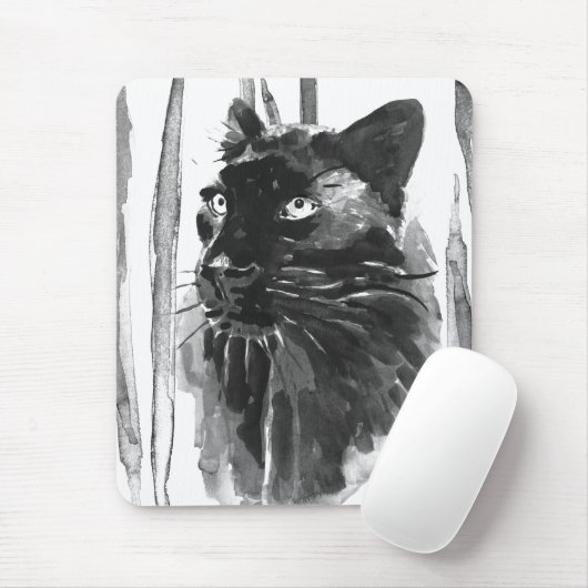 Panther Portrait Mousepad (Mit Mouse)
