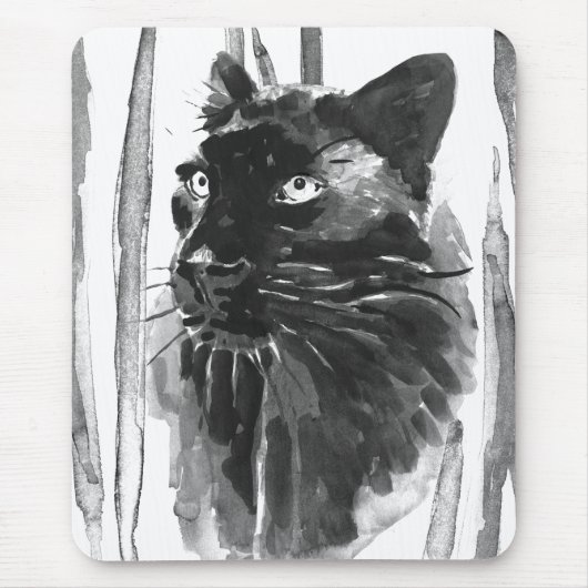 Panther Portrait Mousepad (Vorne)