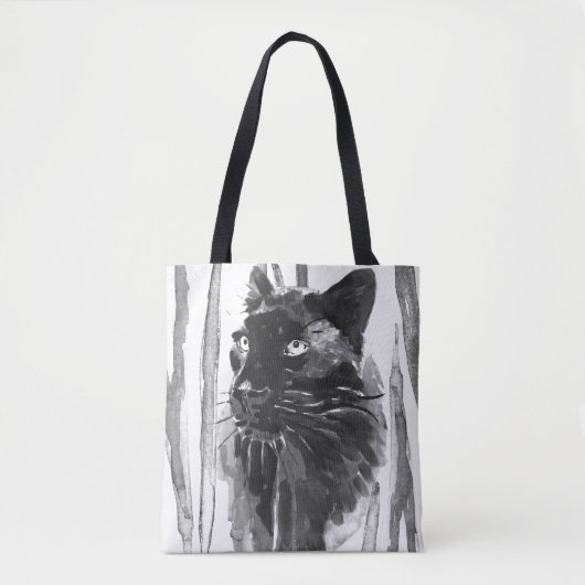 Panther Portrait Tasche (Vorderseite)