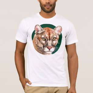 Panther-Porträt-Shirt T-Shirt