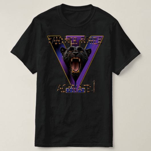 Panther Power Activate T-Shirt (Design vorne)