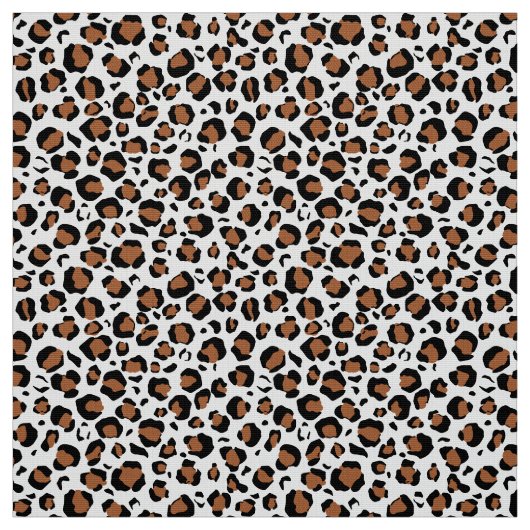 Panther print auf weiß stoff (Muster)