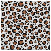 Panther print auf weiß stoff (Nahaufnahme)