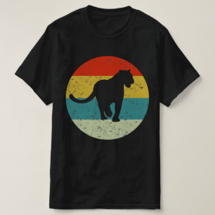 Panther Retro Vintage Silhouette 70er T-Shirt