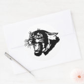 Panther Runder Aufkleber (Umschlag)