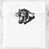 Panther Runder Aufkleber (Tasche)