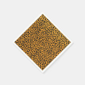 Panther Spots Tierhautmuster Serviette (Ecke)