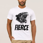 Panther-T - Shirt, FIERCE T-Shirt (Vorderseite)