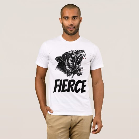 Panther-T - Shirt, FIERCE T-Shirt (Vorne ganz)