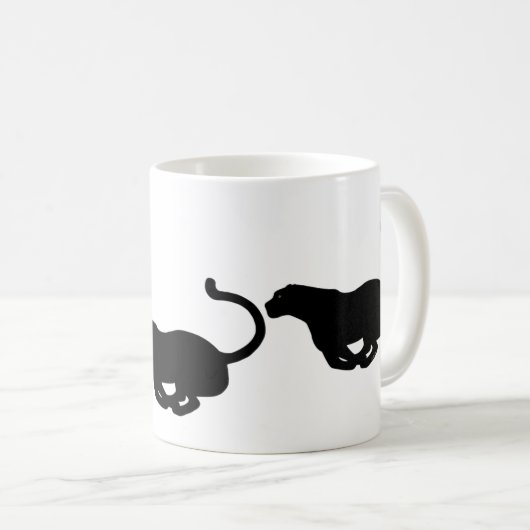 Panther-Tasse Kaffeetasse (VorderseiteRechts)