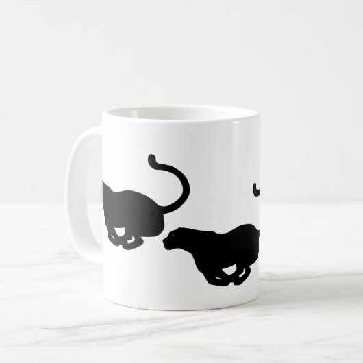 Panther-Tasse Kaffeetasse (Vorderseite Links)