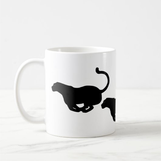 Panther-Tasse Kaffeetasse (Links)