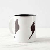 Panther-Tasse Zweifarbige Tasse (Vorderseite Links)