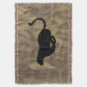 Panther Throw Blanket Decke (Vorderseite Vertikal)