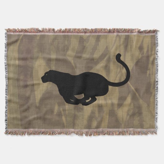 Panther Throw Blanket Decke (Vorderseite)
