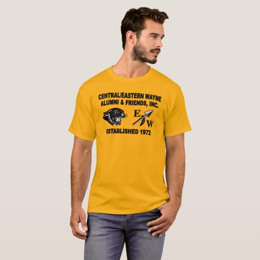 Panther und EW Gold T - Shirt (Vorne ganz)