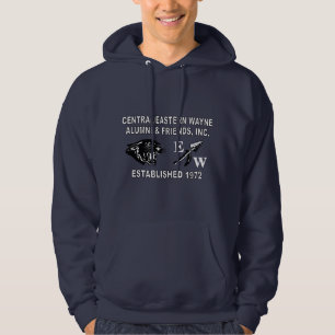 Panther und EW Navy Blue Hooded Sweatshirt