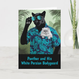 Panther und White Persian Karte