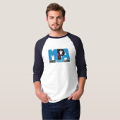 Panther-Vater-Baseball T T-Shirt (Vorne ganz)