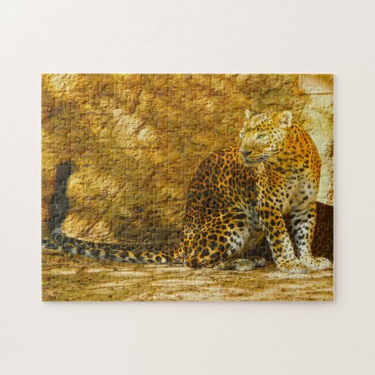 Panther von Sri Lanka. Puzzle (Horizontal)