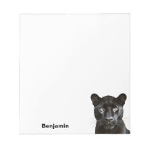 Panther Wild Animal Portrait Personalisierter Name