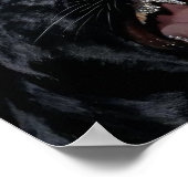 Panther with Diamond-Encrusted Teeth Poster (Ecke)
