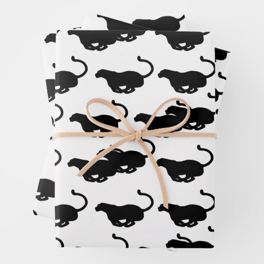 Panther Wrapping Paper Geschenkpapier Set (Beispiel)