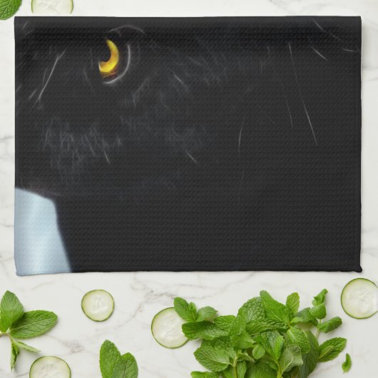 Panthera Geschirrtuch (Gefaltet)