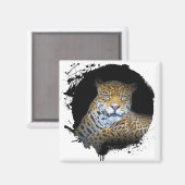 Panthère Animal Vie Sauvage Jungle Nature Magnet (Vorderseite/Rückseite)