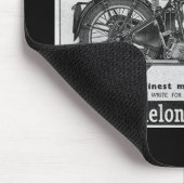 Panthermotorradanzeige Mousepad (Ecke)